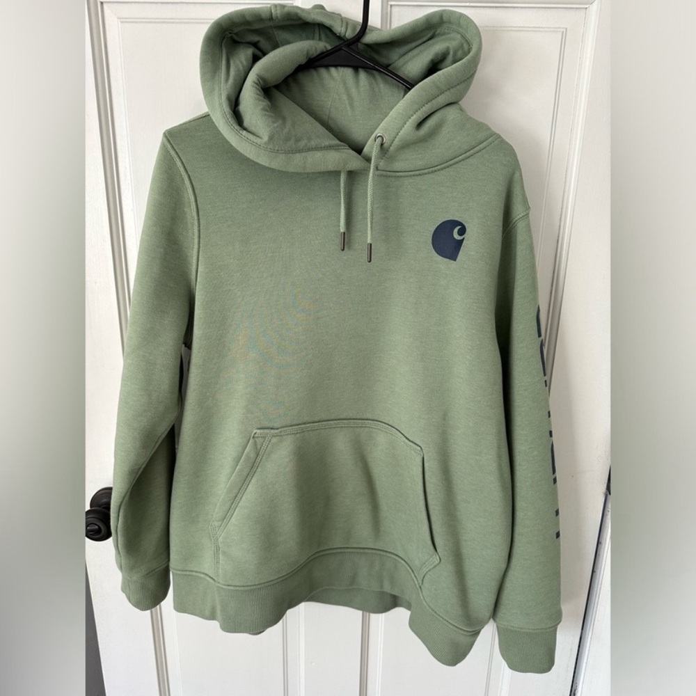 Carhartt Relaxed Fit Midweight Logo Sleeve Graphic Hoodie